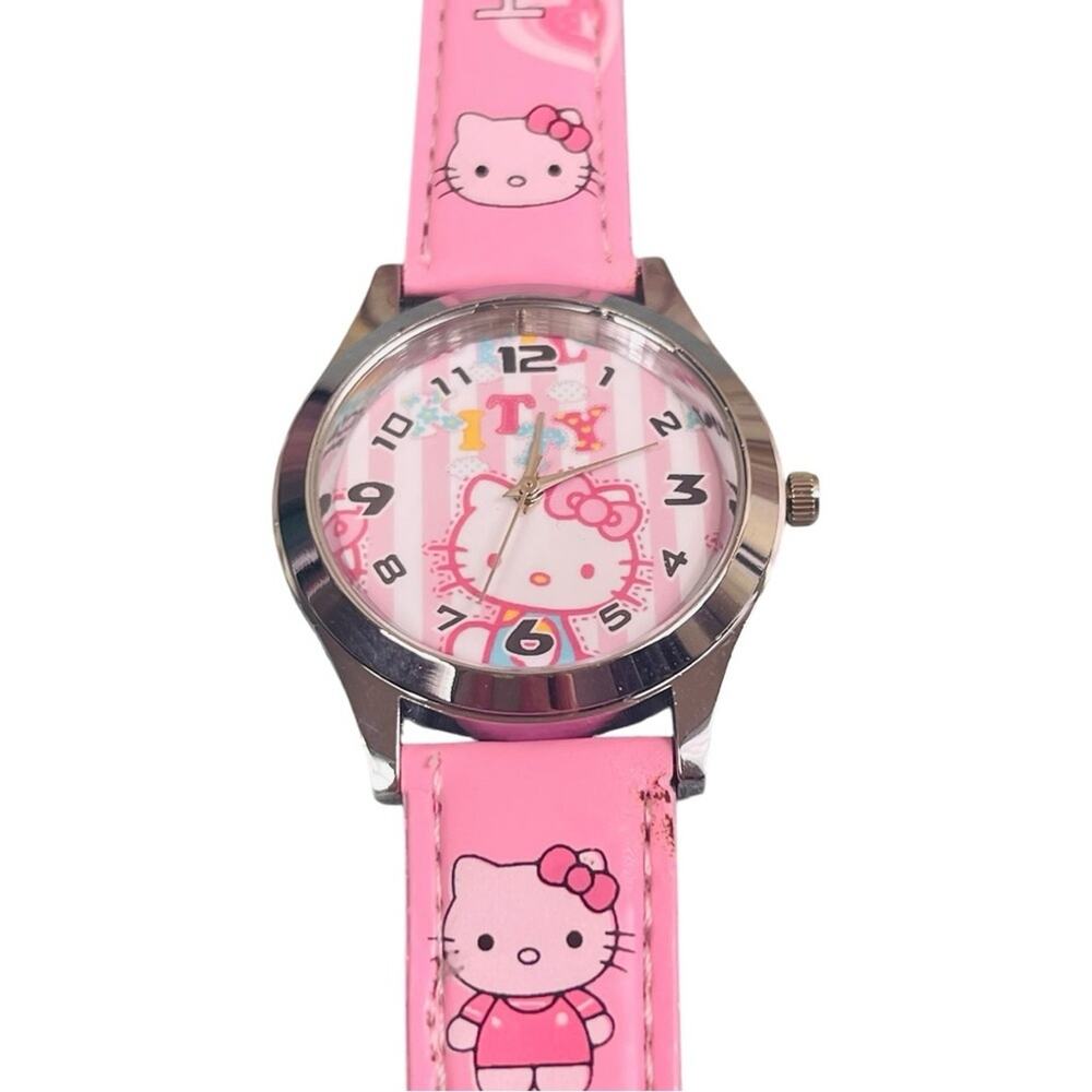 HELLO KITTY Pink Kids Watch - Picture 2 of 5